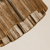 Scalopped Jute Pendant – Natural