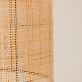 Skukuza Table Lamp with Grid Weave Shade – Black