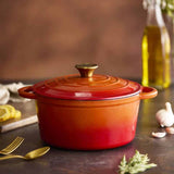 Flame Orange 8pc Baobab Cast Iron - Image 2