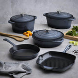 Ombre Grey 8pc Baobab Cast Iron - Image 1