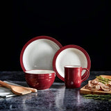 Bordeaux Plum 16pc Foundry Dinner Set - Image 1