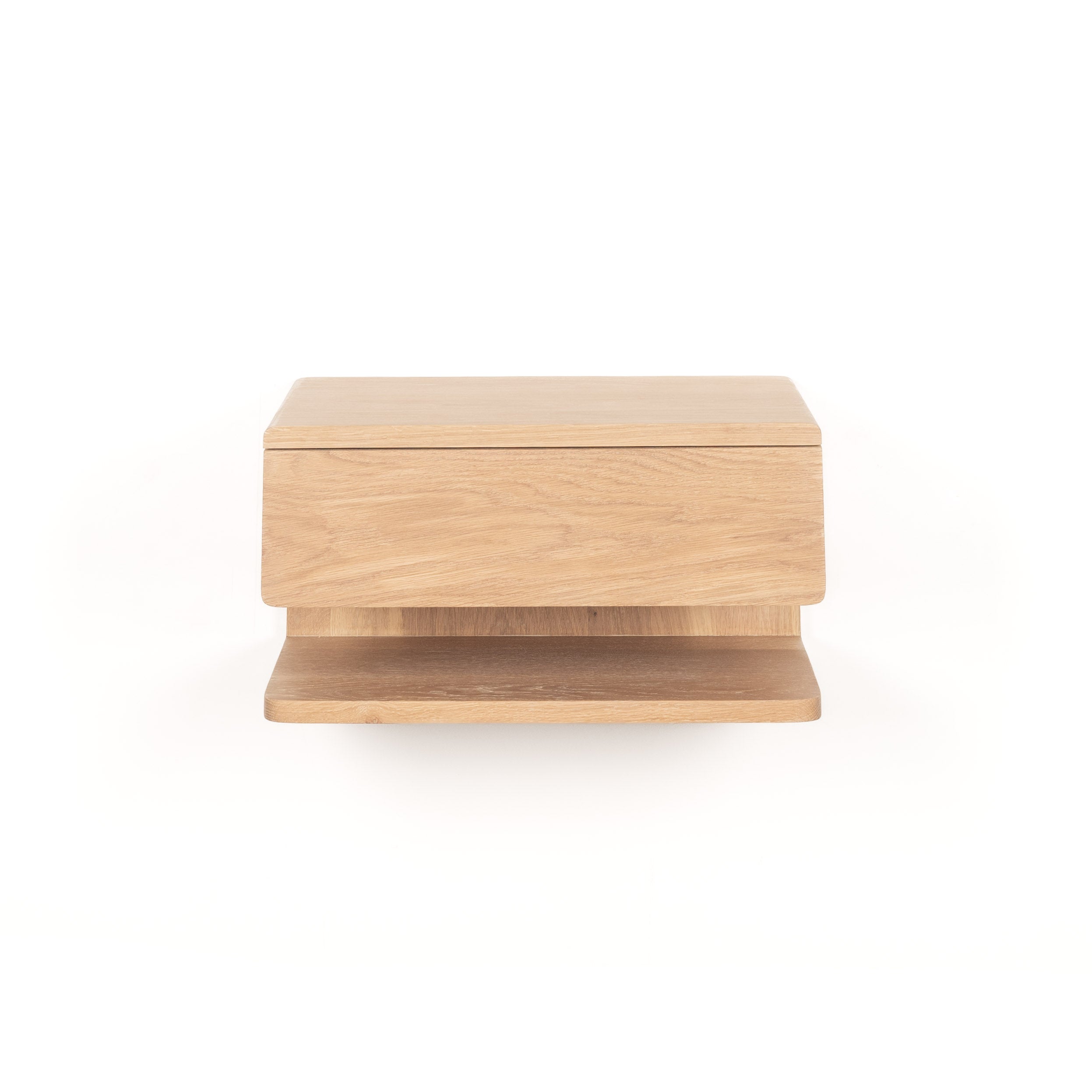 Heritage Soft Edge Side Table - Light Oak