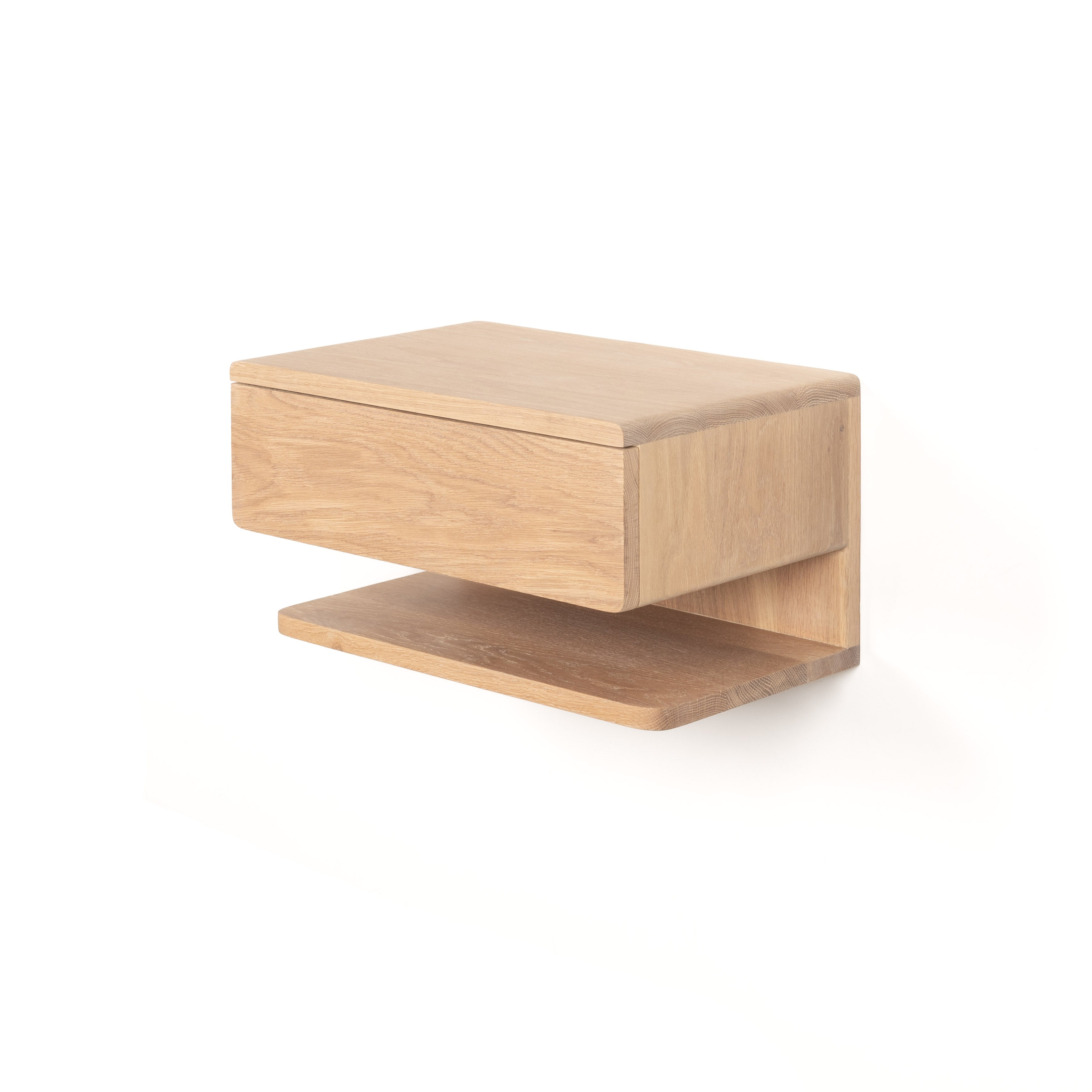 Heritage Soft Edge Side Table - Light Oak