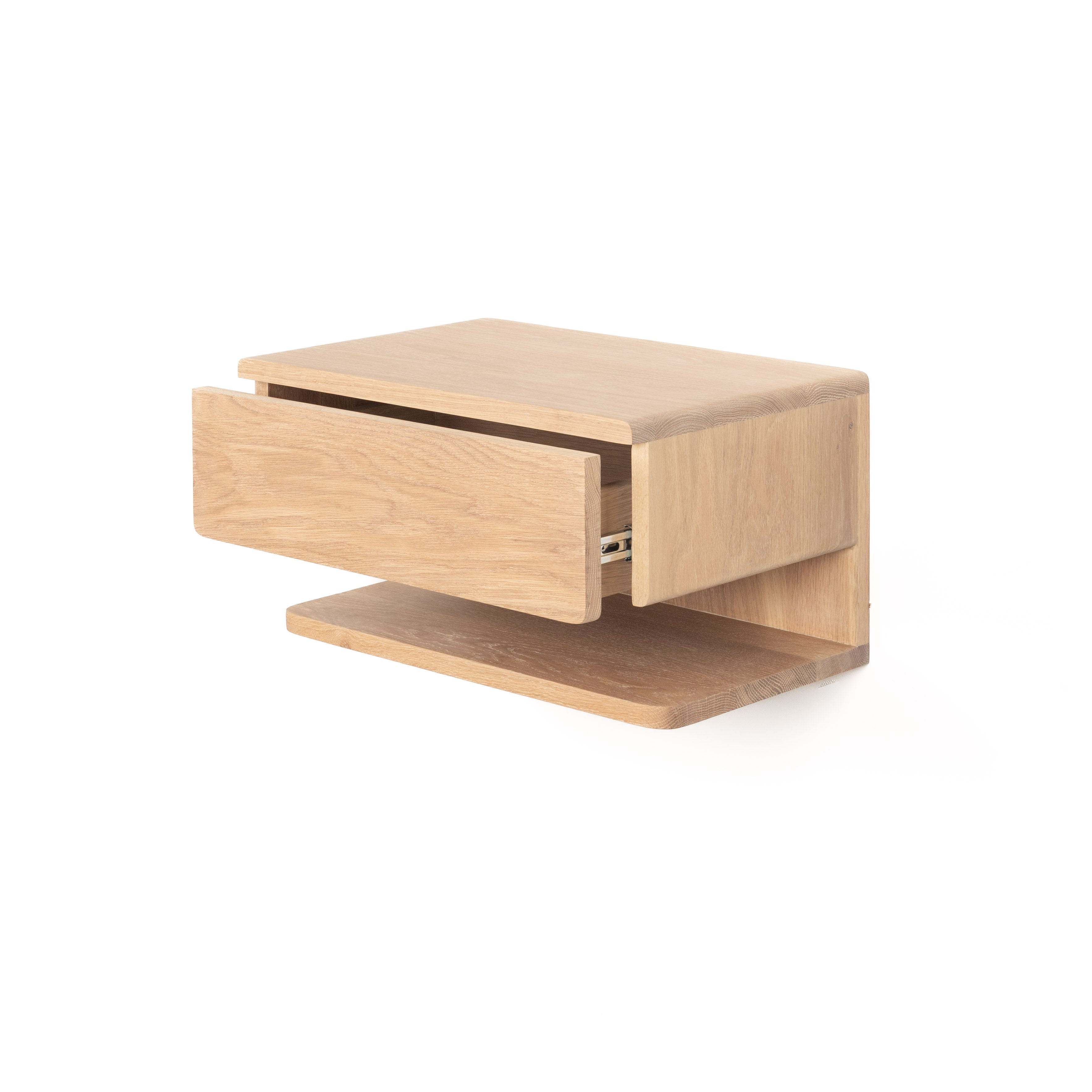 Heritage Soft Edge Side Table - Light Oak
