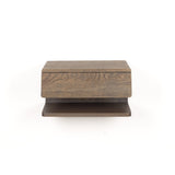 Heritage Soft Edge Side Table - Ash Brown