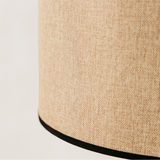 Leonardo Table Lamp Linen Shade – Black