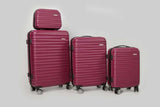 4pc Le Morgan Traveller Luggage Set (Available in Purple, Red and Grey) - Image 2