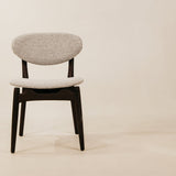 Lyra Grey Dining Chair – Black