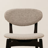 Lyra Grey Dining Chair – Black