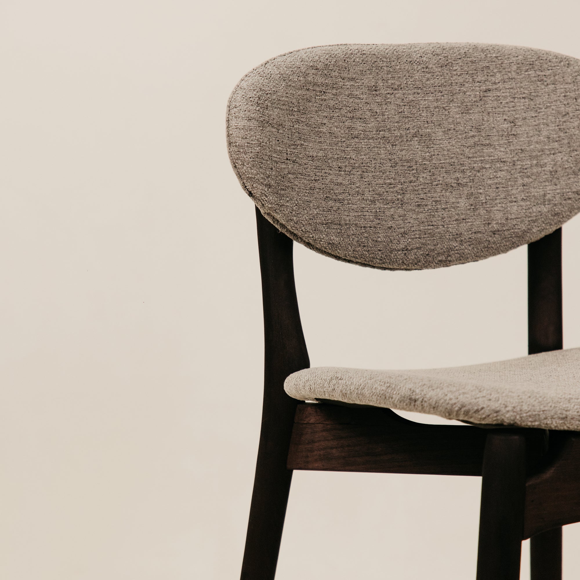 Lyra Grey Dining Chair – Black