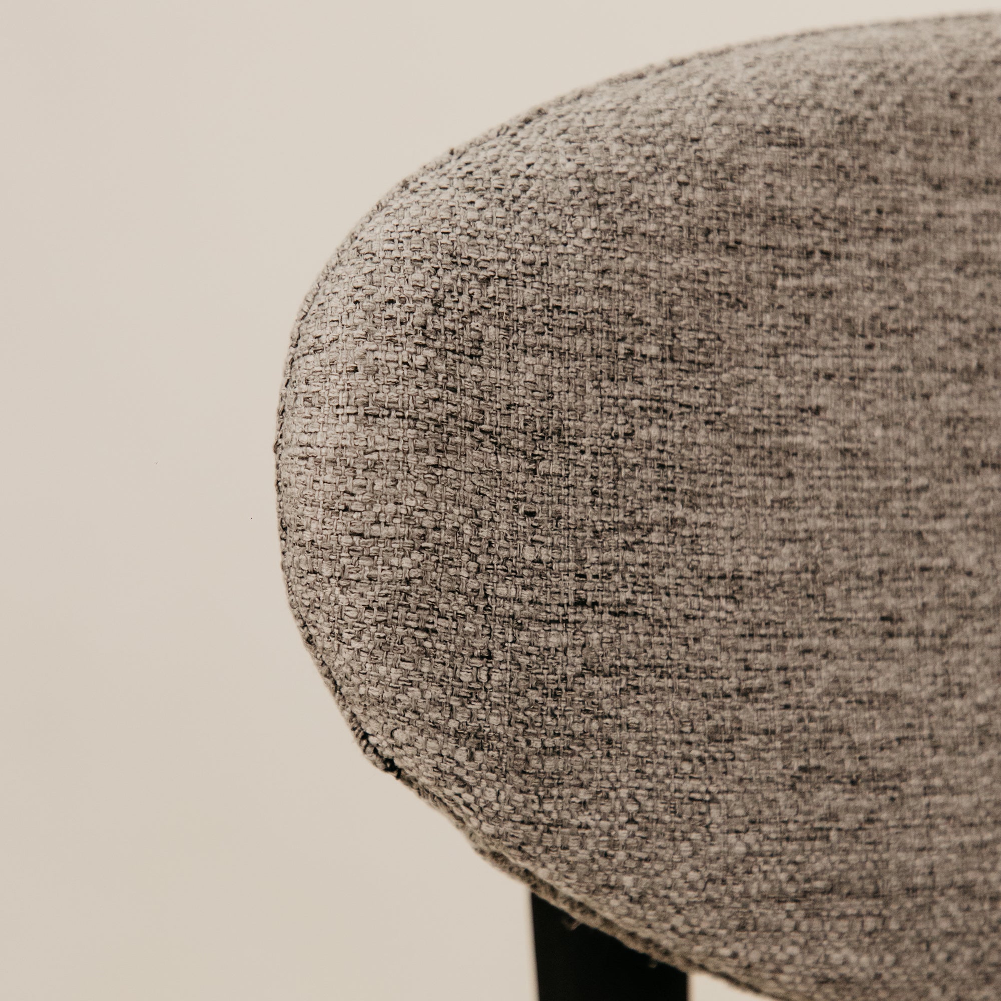 Lyra Grey Dining Chair – Black