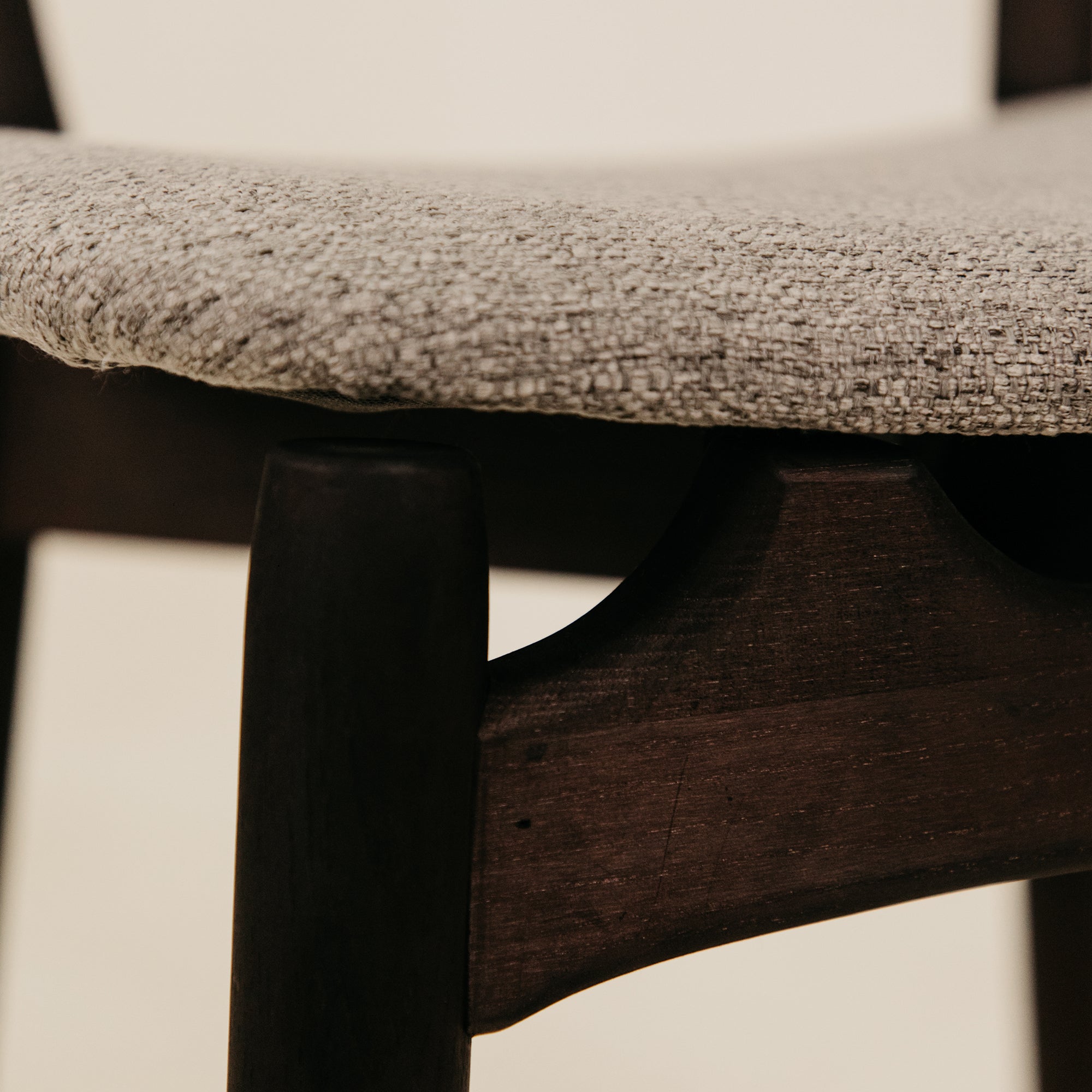 Lyra Grey Dining Chair – Black