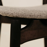 Lyra Grey Dining Chair – Black