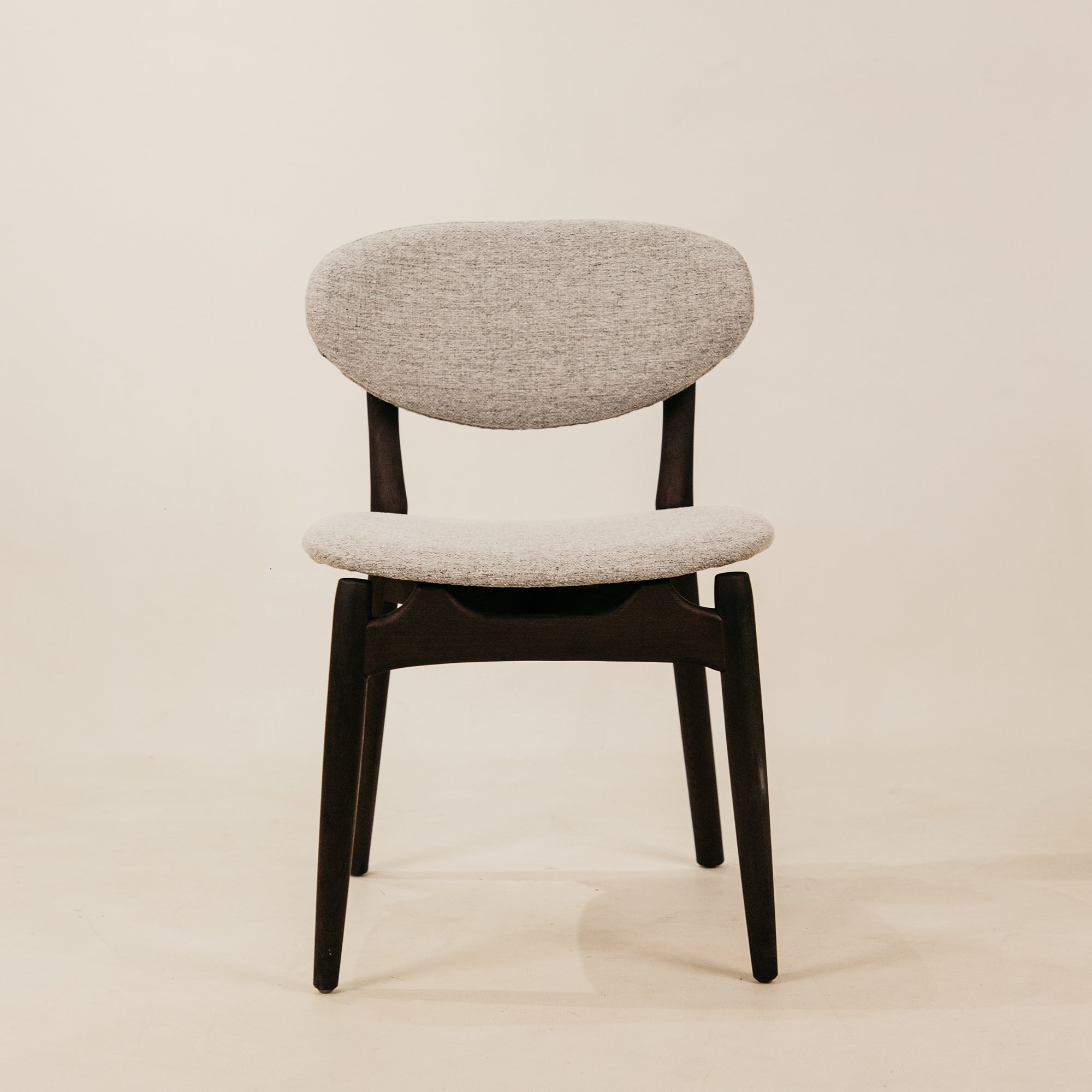 Lyra Grey Dining Chair – Black