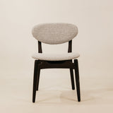 Lyra Grey Dining Chair – Black