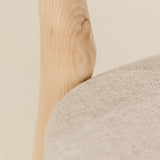 Lyra Sand Dining Chair – Blonde