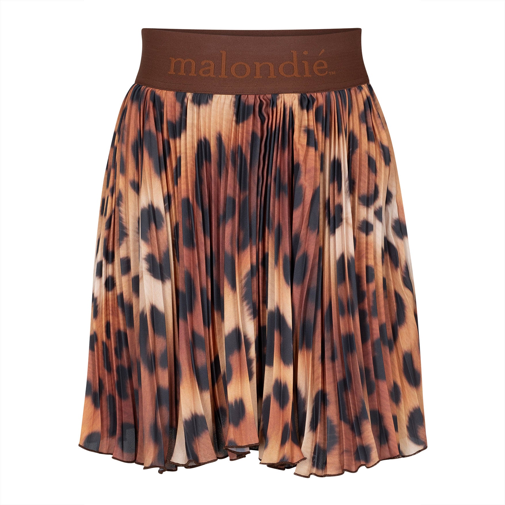 Malondie Minnie Leopard Print Skirt