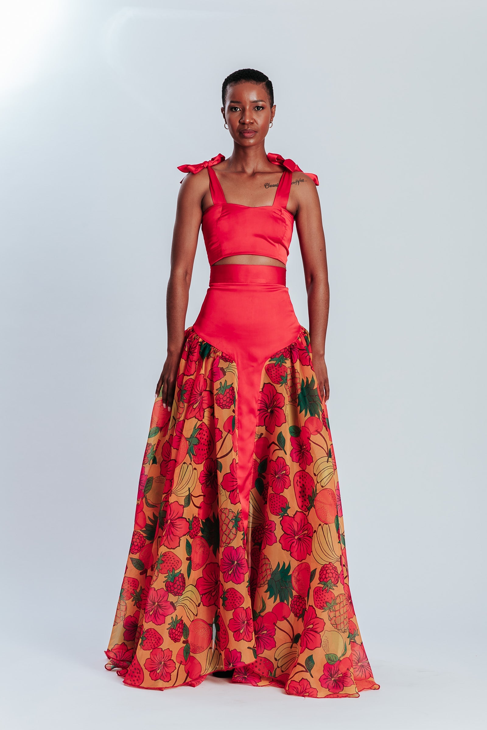 Malondie Fruits Maxi Skirt