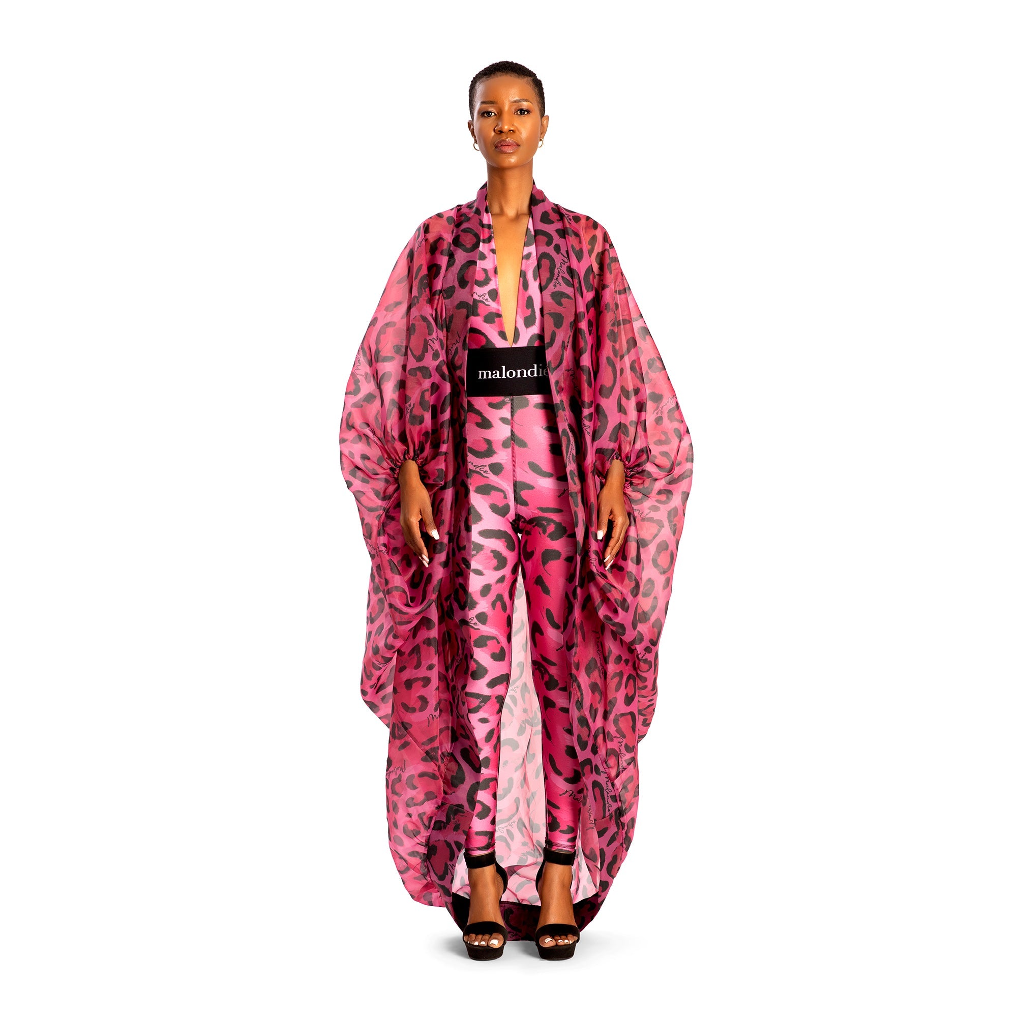 Pink Safari Hoop Kimono