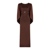 Malondie Choco-Cape Dress