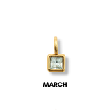 Birthstone Charms Gold
