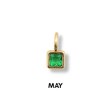 Birthstone Charms Gold