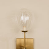 Mulu Glass & Brass Wall Light