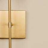 Mulu Glass & Brass Wall Light