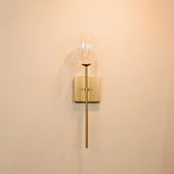 Mulu Glass & Brass Wall Light