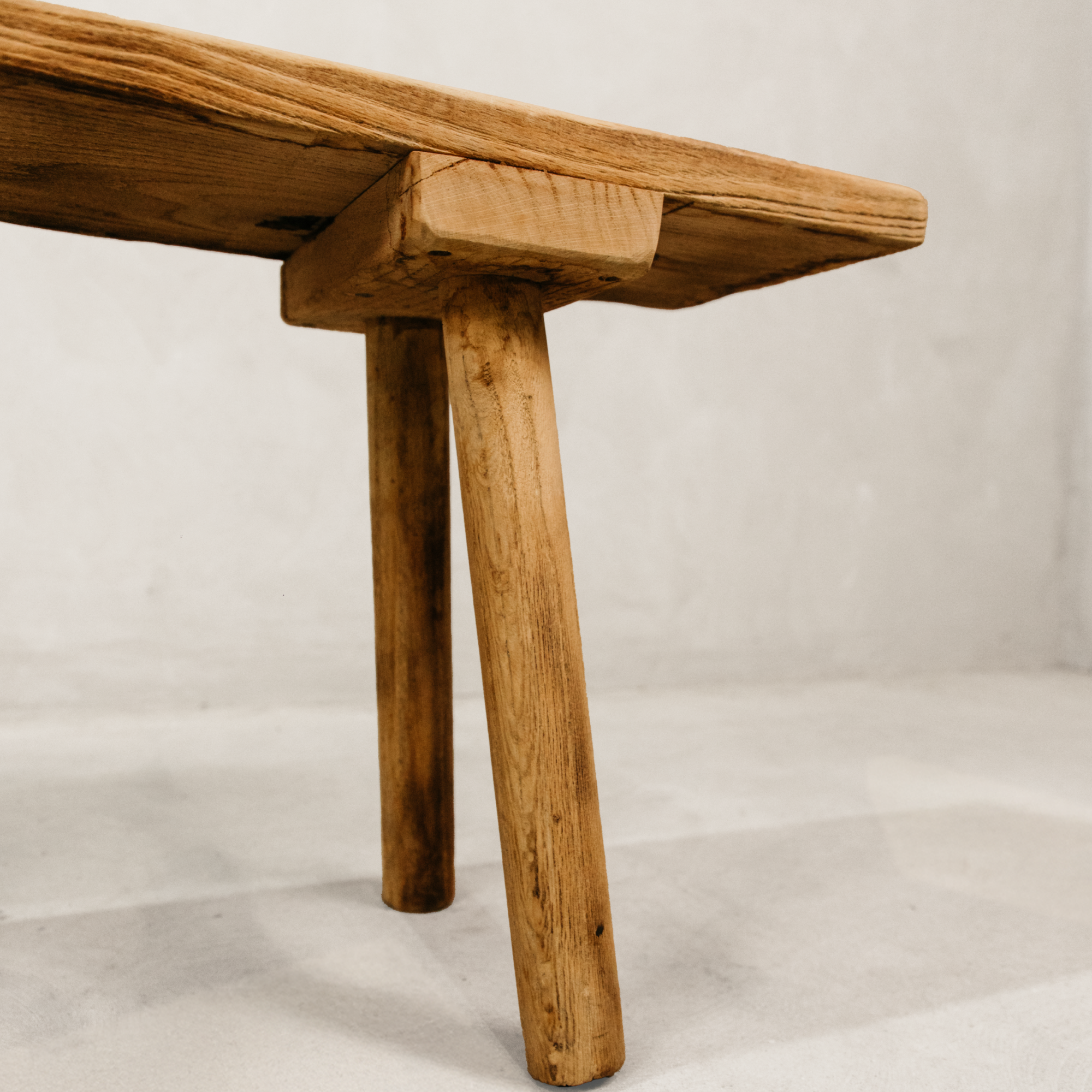 Nafasi Weathered Bench – Natural