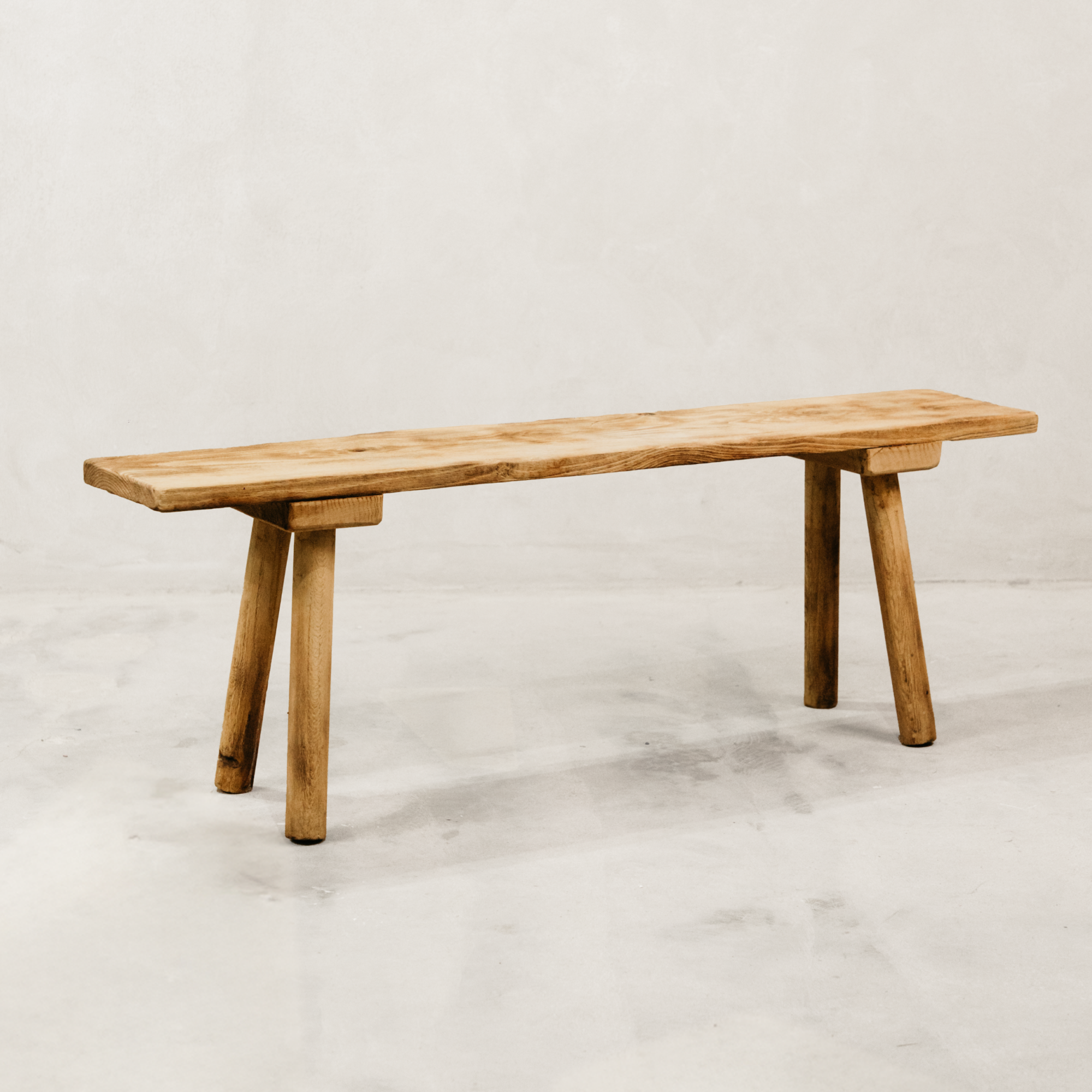 Nafasi Weathered Bench – Natural