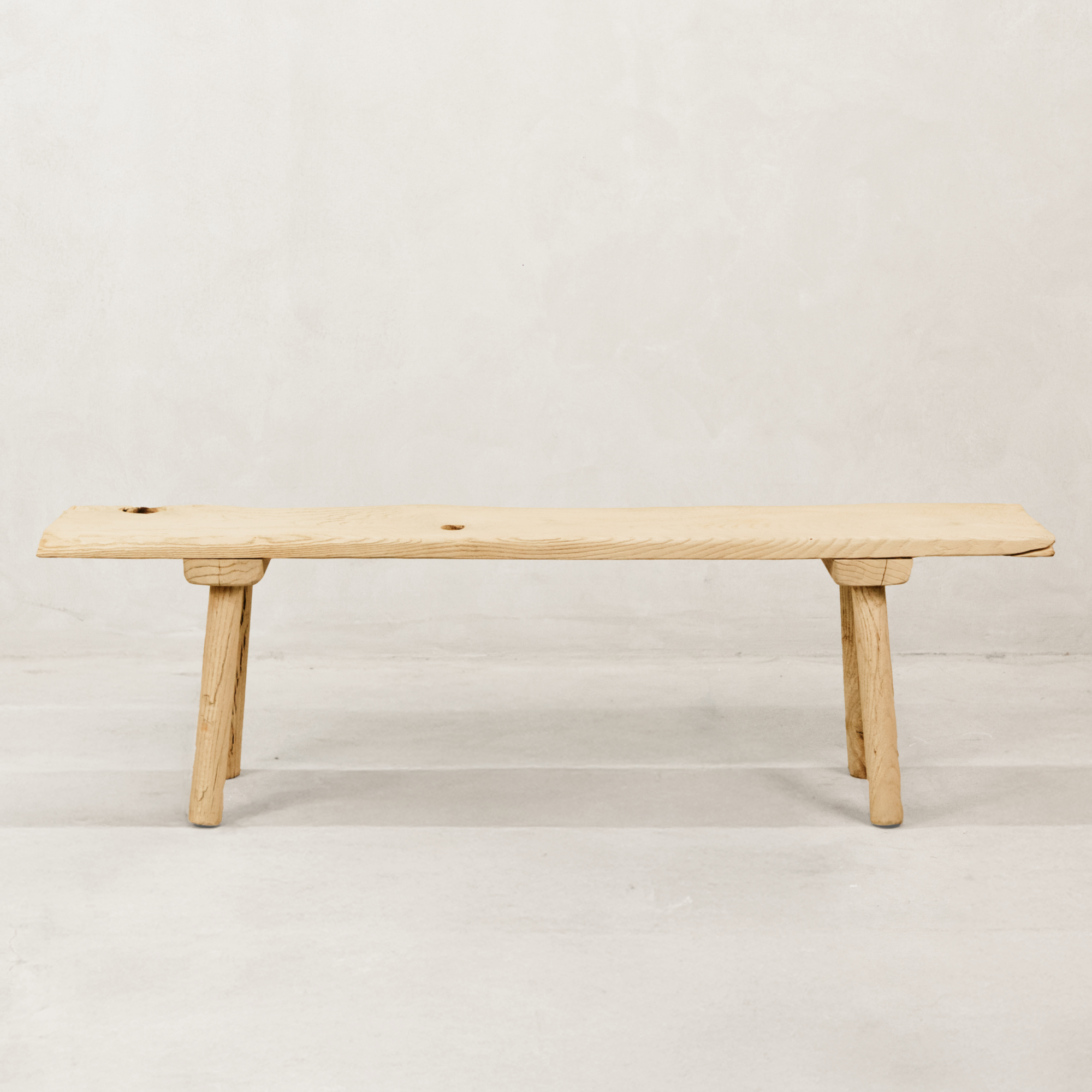 Nafasi Weathered Bench – Blonde