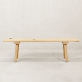Nafasi Weathered Bench – Blonde
