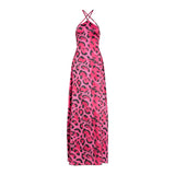Pink Safari Summer Maxi Dress