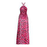 Pink Safari Summer Maxi Dress