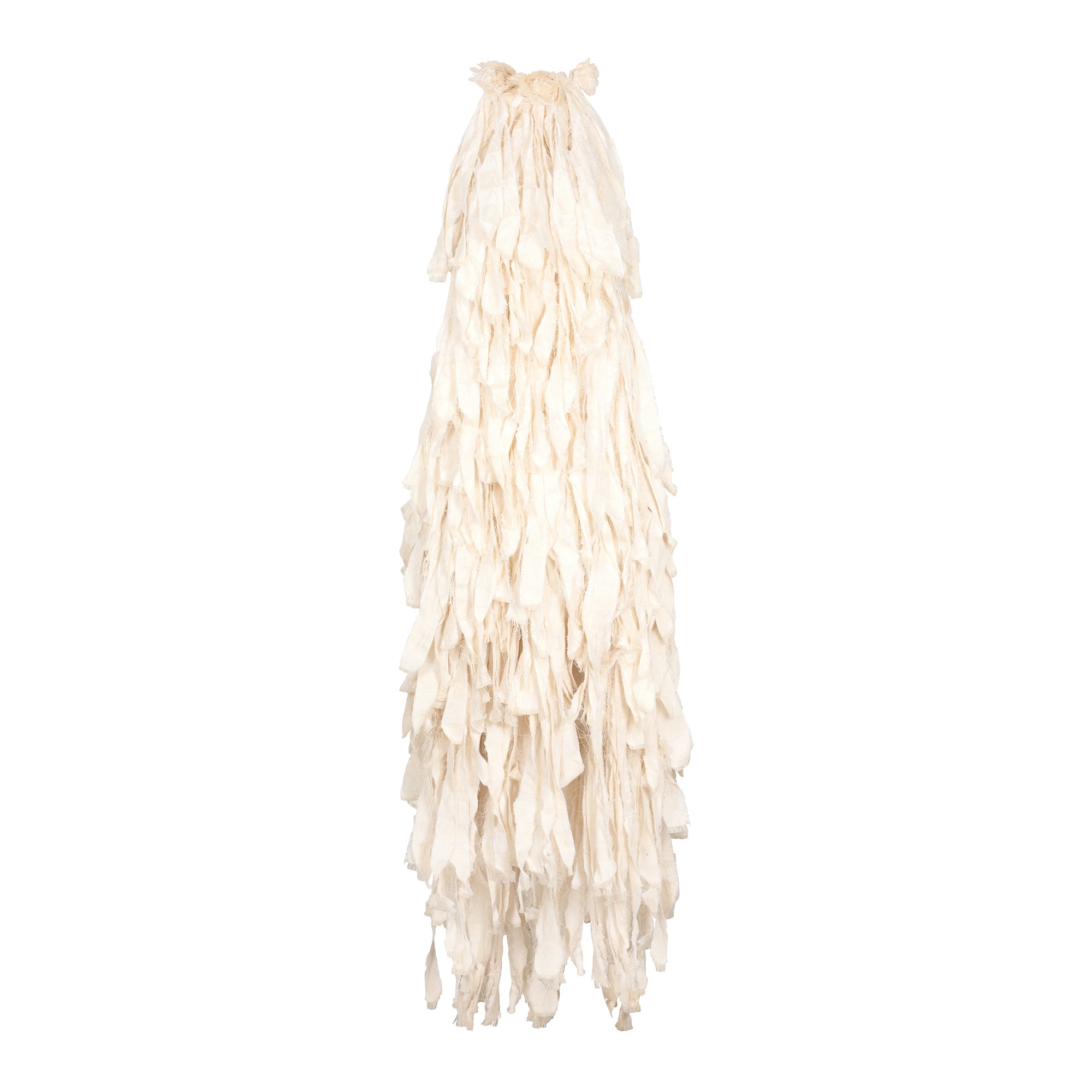 Malondie Fringe Layered Dress