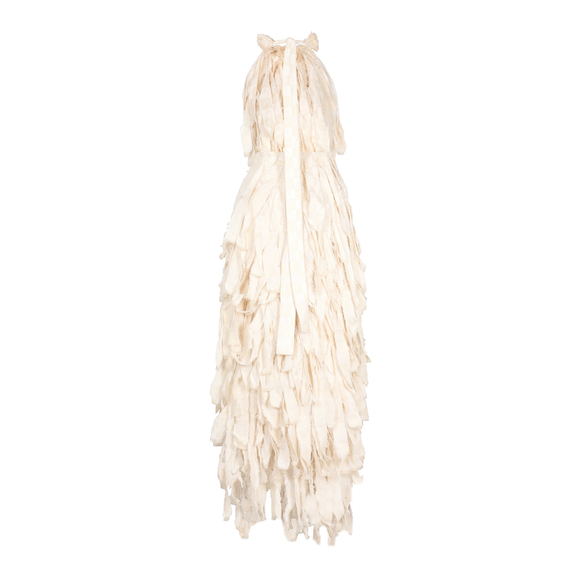 Malondie Fringe Layered Dress