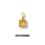 Birthstone Charms Gold