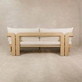 Oasis Large Three Seater Ashwood Couch – White