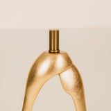 Ouro Table Lamp with Shade – Gold