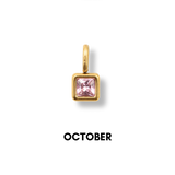 Birthstone Charms Gold