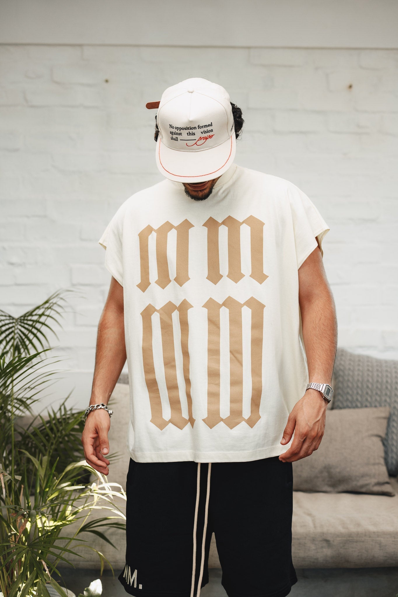 Beige 'Prosper' Cap