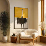 Ostrich Odyssey Wall Art