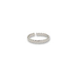 Oval Bubble Ring Silver