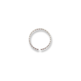 Oval Bubble Ring Silver
