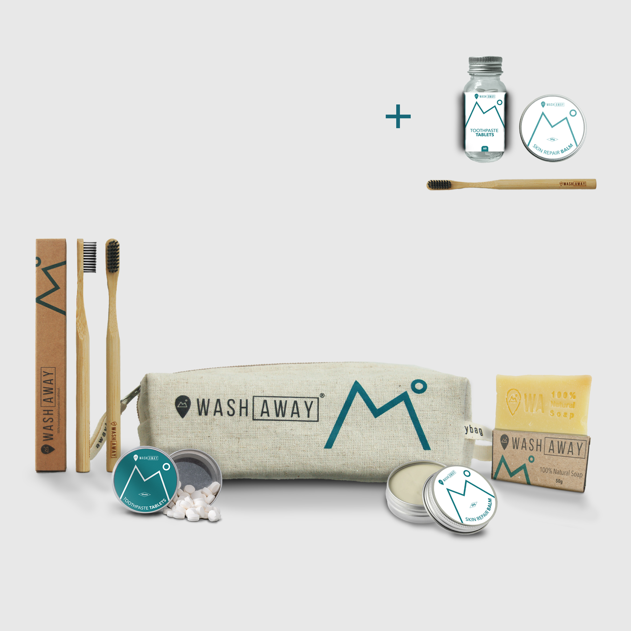Wash Away Hygiene Travel Kit — Essentials