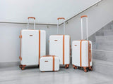 4pc Elite Luggage Collection - White - Image 1