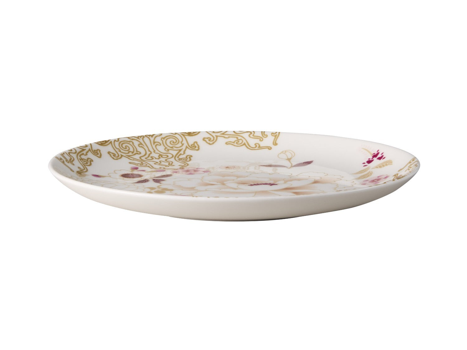 MW Kimono Cake Plate 20cm White Gift Boxed