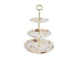 MW Kimono 3 Tiered Cake Stand 16/20/27.5x37cm White Gift Boxed