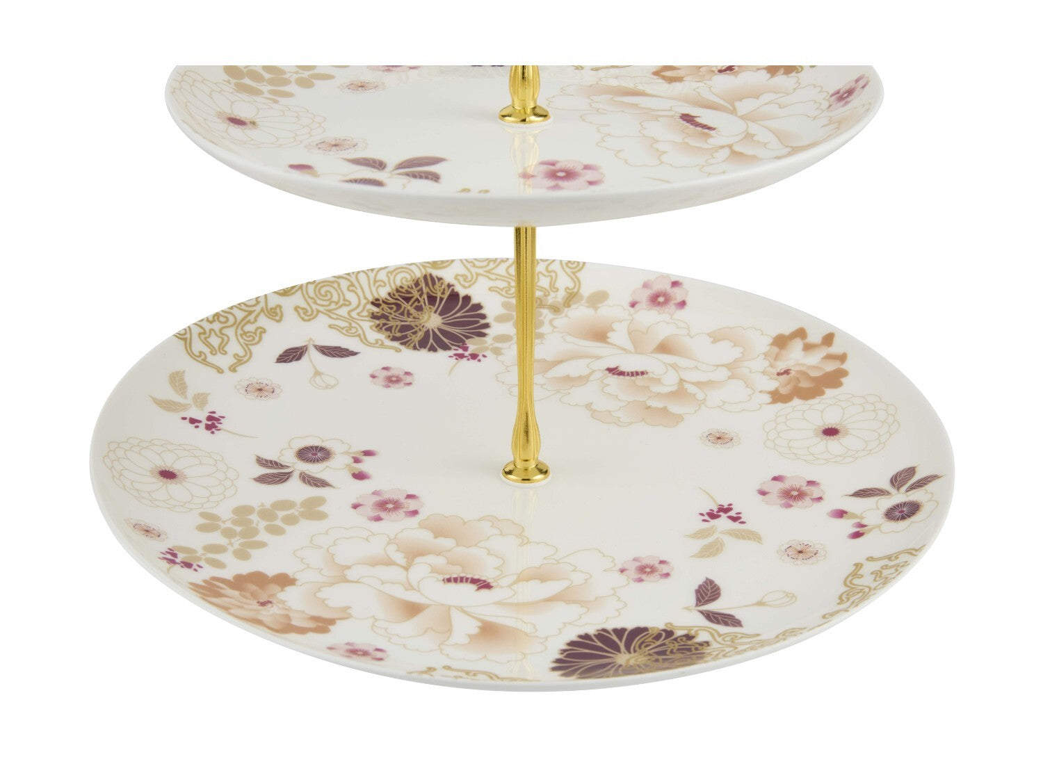 MW Kimono 3 Tiered Cake Stand 16/20/27.5x37cm White Gift Boxed
